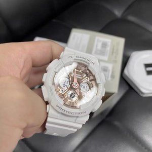 Casio cherry pink sports women's watch GMA-S120 waterproof